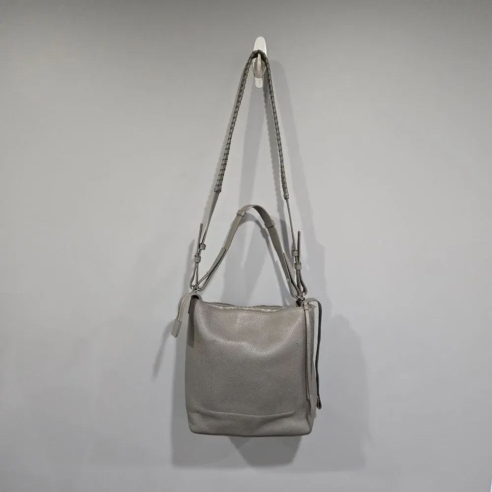 🐢 Allsaints Kita Crossbody in Grey Excellent Condition
